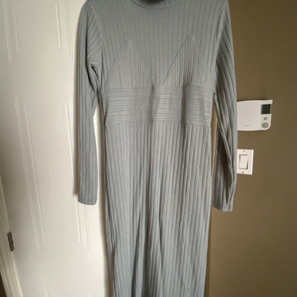 NWOT Zara Seam Detail Ribbed Dress - Picture 4 of 8